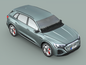 Audi Q8 e-tron 3D मॉडल