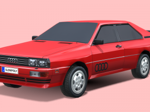 Audi Quattro 1980 3D Model
