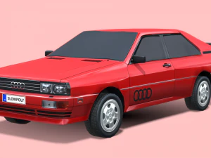Audi Quattro 1980 Modelo 3D