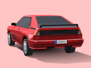Audi Quattro 1980 3D Model