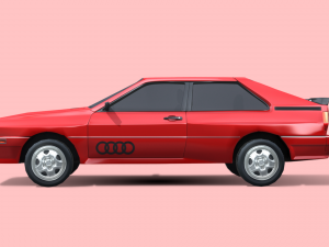 Audi Quattro 1980 3D Model