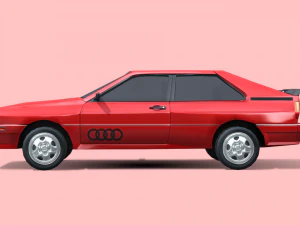 Audi Quattro 1980 3D Model