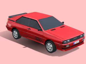 Audi Quattro 1980 3D Model