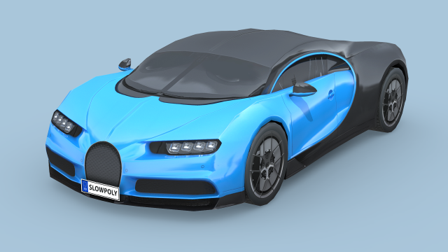 Bugatti Chiron Sport 2019 3D Model .c4d .max .obj .3ds .fbx .stl .blend 