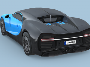 Bugatti Chiron Sport 2019 3D Model