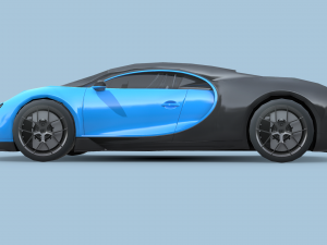 Bugatti Chiron Sport 2019 3D Model