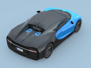 Bugatti Chiron Sport 2019 3D Model