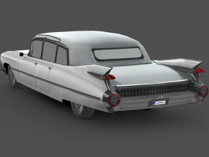 Cadillac Fleetwood 75 седан 1959 р.в 3D Модель