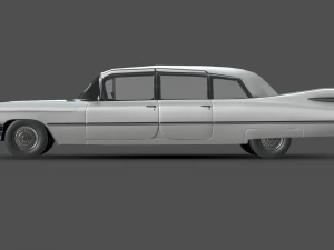 Cadillac Fleetwood 75 седан 1959 р.в 3D Модель