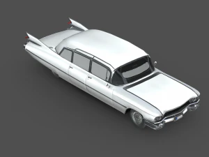 Cadillac Fleetwood 75 седан 1959 р.в 3D Модель