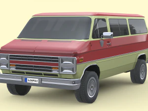 Chevrolet Beauville 1988 Modelo 3D