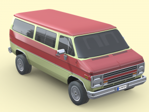 Chevrolet Beauville 1988 3D Model