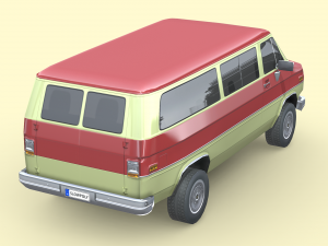 Chevrolet Beauville 1988 3D Model