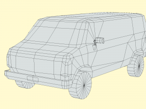 Chevrolet Beauville 1988 3D Model