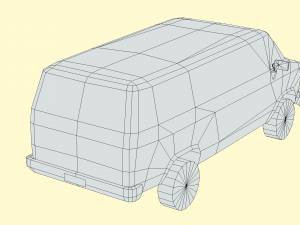 Chevrolet Beauville 1988 3D Model