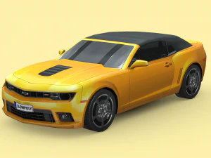 Шевроле Камаро Кабриолет 2014 3D Модель