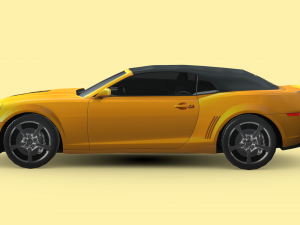 Chevrolet Camaro Convertible 2014 3D Модель