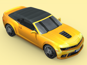 Chevrolet Camaro Convertible 2014 3D Модель