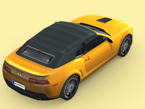 Chevrolet Camaro Convertible 2014 3D Модель