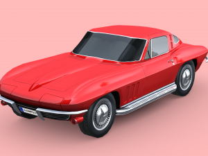 Chevrolet Corvette Sting Ray 1965 3D Model
