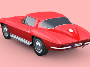 Chevrolet Corvette Sting Ray 1965 Modèle 3D