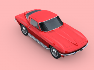 Chevrolet Corvette Sting Ray 1965 Modèle 3D