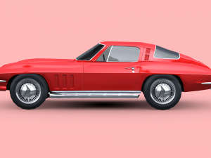 Chevrolet Corvette Sting Ray 1965 Modèle 3D