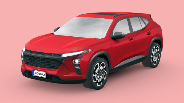 Chevrolet Trax RS 2024 Modello 3D .c4d .max .obj .3ds .fbx .stl .blend 