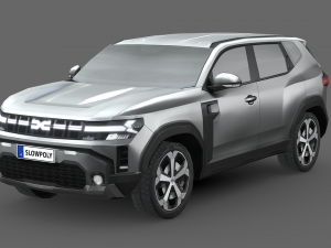 Dacia Duster 2024 3D Model