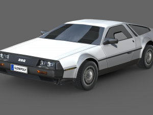 DeLorean DMC-12 1981 3D मॉडल