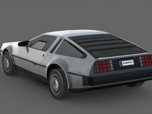 DeLorean DMC-12 1981 3D Модель