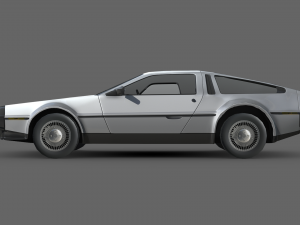 DeLorean DMC-12 1981 3D Модель