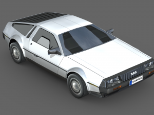 DeLorean DMC-12 1981 3D Модель