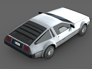 DeLorean DMC-12 1981 3D Модель