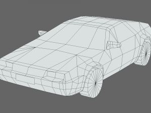 DeLorean DMC-12 1981 3D Модель