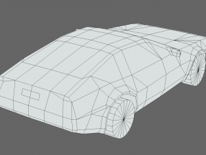 DeLorean DMC-12 1981 3D Модель