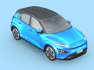 Hyundai KONA Electric 2022 Modelo 3D
