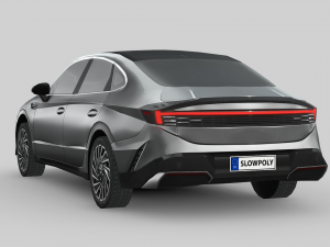 Hyundai Sonata 2024 3D Model