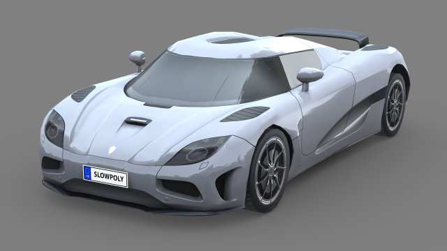 Koenigsegg Agera 2011 3D 模型 .c4d .max .obj .3ds .fbx .stl .blend 