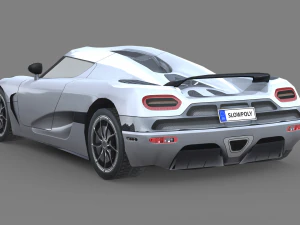 Koenigsegg Agera 2011 3D Model