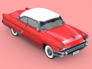 Lincoln Capri Hardtop Coupe 1955 Modello 3D