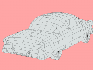 Lincoln Capri Hardtop Coupe 1955 Modello 3D
