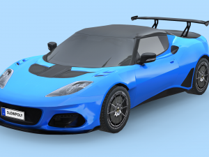 Lotus Evora GT 430 2018 3D Model