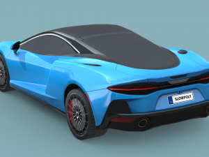 McLaren GT 2020 3D Model