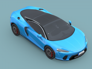 McLaren GT 2020 3D Model