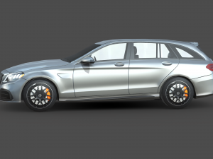 Mercedes Benz AMG C63 Estate 3D Model