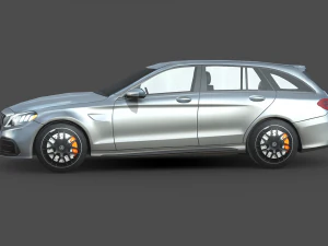 Mercedes Benz AMG C63 Estate 3D Model