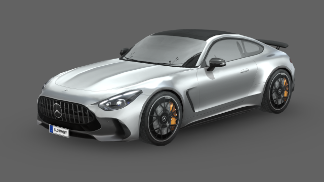 Mercedes-Benz AMG GT Coupe 2024 3D Модель .c4d .max .obj .3ds .fbx .stl .blend 