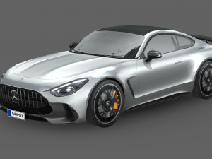 Mercedes Benz AMG GT Coupe 2024 3D in 3DExport
