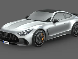 Mercedes-Benz AMG GT Coupe 2024 3D Model